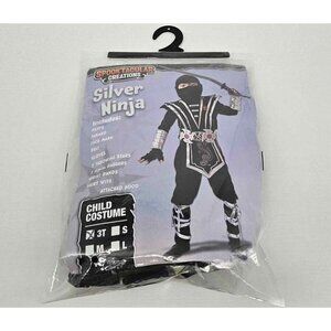 Spook Tacular Creations Silver Ninja Child Costume Sz 3T